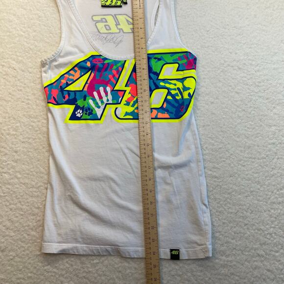 Official VR46 Valentino Rossi MotoGP Women Yamaha 46 Racing Tank Top small - Picture 7 of 7